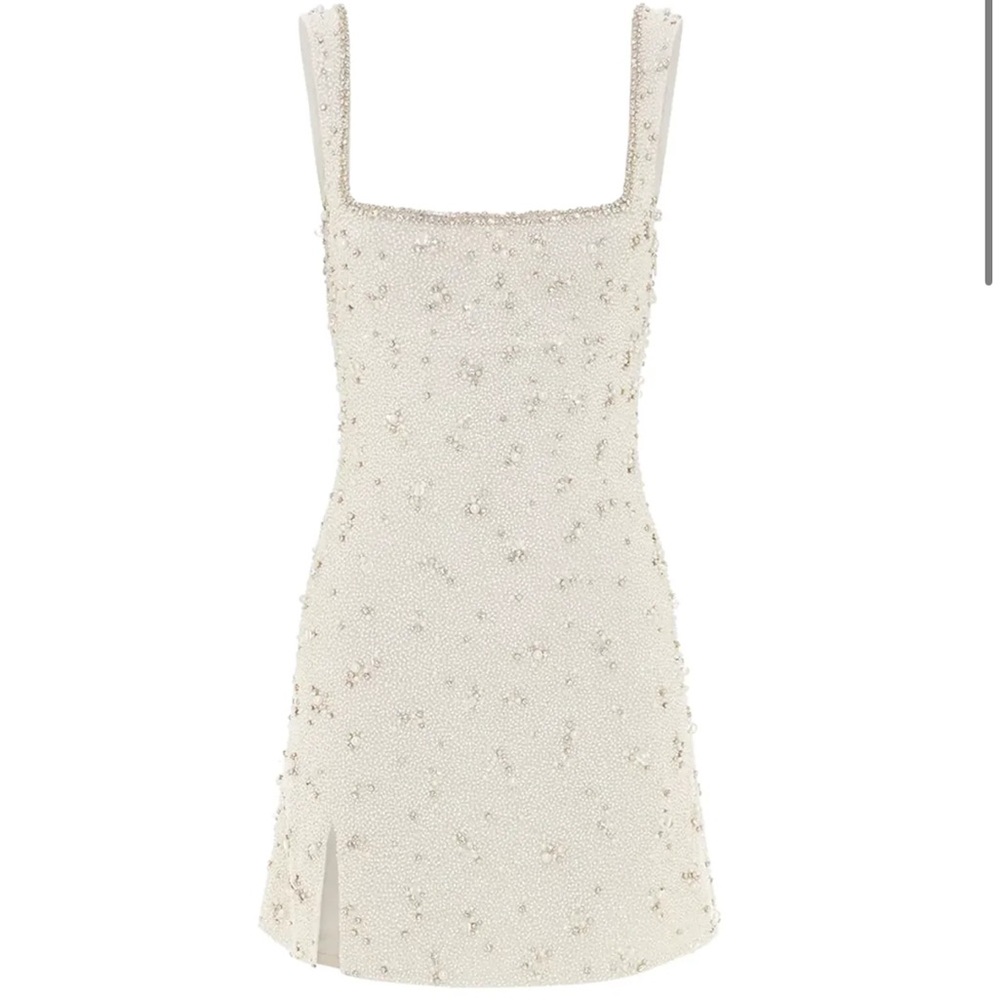 Chic Cream Mini Dress